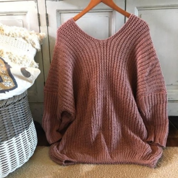 SOLD OUT!! Off Shoulder Pullover Cozy Sweater - Picture 5 of 6